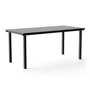 NINE - 19 Outdoors Dining Table, rectangulaire, 167 x 80 cm, noir