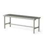 NINE - 19 Outdoors Banc de jardin 122 x 45 cm, gris (RAL 120 70 05)