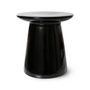 HKliving - Table d'appoint en faïence, M, noir