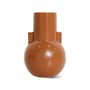 HKliving - Vase en céramique, S, caramel