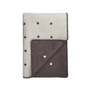 Røros Tweed - Pastille Couverture en laine 200 x 135 cm, black & white
