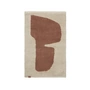 Ferm Living - Lay Paillasson, 50 x 70 cm, parchment / rust