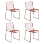 HAY - Hee Dining Chair, rouille (set de 4)