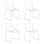 HAY - Hee Dining Chair, blanc (set de 4)