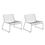 HAY - Hee Lounge Chair , asphalt grey (set de 2)