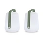 Fermob - Balad Lampe LED rechargeable, H 25 cm, cactus (lot de 2)