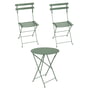 Fermob - Bistro Table pliante + 2 chaises pliantes, cactus