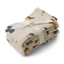 LIEWOOD - Linge en mousseline Lewis, en coton bio, Safari, sandy (lot de 2)