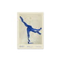 The Poster Club - Bleu de Lucrecia Rey Caro, 30 x 40 cm