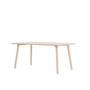 OUT Objekte unserer Tage - Meyer 23 Table Medium 160 x 92 cm, frêne ciré avec pigment blanc