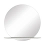 Schönbuch - Cut miroir mural, Ø 75 cm, gris-blanc