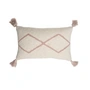 Lorena Canals - Coussin tricoté Little Oasis, 25 x 40 cm, naturel / rose