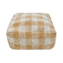Lorena Canals - Vichy Pouf, 40 x 40 cm, honey