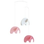 Flensted Mobiles - Olephants Mobile, rose
