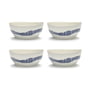 Serax - Feast Bol, Ø 16 cm, blanc / bleu rayé (set de 4)