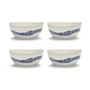 Serax - Feast Bol, Ø 16 cm, blanc / bleu rayé (set de 4)