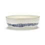 Serax - Feast Bol, Ø 28,5 cm, blanc / bleu rayé