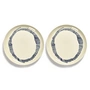 Serax - Feast Assiette, Ø 26,5 cm, blanc / bleu rayé (set de 2)