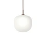 Muuto - Rime Lampe suspendue Ø 37 cm, opale / deep red
