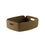 Muuto - Restore Plateau 40 x 31 cm, marron-vert