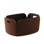 Muuto - Restore Panier de rangement 48 x 35 cm, marron foncé