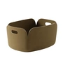 Muuto - Restore Panier de rangement 48 x 35 cm, marron-vert