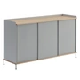 Muuto - Enfold Sideboard , 148 x 85 cm, chêne / gris