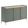 Muuto - Enfold Sideboard , 148 x 85 cm, chêne / dusty green