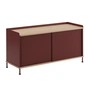 Muuto - Enfold Sideboard 125 x 62 cm, chêne / deep red