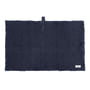 The Organic Company - Big Waffle Tapis de bain, 55 x 80 cm, bleu foncé