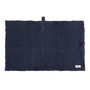 The Organic Company - Big Waffle Tapis de bain, 55 x 80 cm, bleu foncé
