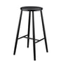 FDB Møbler - J27B Tabouret de bar, hêtre noir