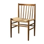 FDB Møbler - J80 Chaise, chêne fumé / tressage naturel
