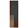 nanimarquina - Haze 5 Tapis de sol, 80 x 240 cm, bleu / marron