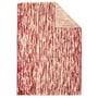 nanimarquina - Doblecara 3 tapis de laine, réversible, 200 x 300 cm, beige / rouge