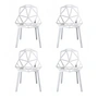 Magis - Chair One Chaise d'extérieur, blanc (set de 4)