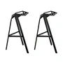 Magis - Stool One Tabouret, H 74 cm, noir (lot de 2)