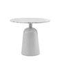Normann Copenhagen - Turn Table basse Ø 55 cm, marbre / blanc