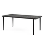 TipToe - Table de jardin MIDI Collection, 190 x 90 cm, noir graphite