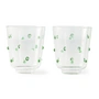 Pols Potten - Nob Verre à boire, H 10 cm, vert olive (set de 2)