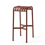 HAY - Palissade Tabouret de bar, rouge fer