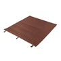 HAY - Palissade Quilted Cushion pour canapé lounge, iron red