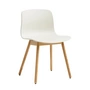 HAY - About A Chair AAC 12 , chêne laqué / melange cream 2. 0 (patins en plastique)