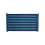 Hay - Stripes and Stripes Wool Tapis, 95 x 52 cm, bleu