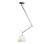 Artemide - Tolomeo Decentrata Suspensione Lampe suspendue, aluminium / abat-jour en parchemin Ø 36 cm