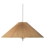 Gubi - 1972 Lampe suspendue, bambou / laiton