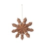 Broste Copenhagen - Christmas Snowflake Pendentif décoratif, Ø 15 cm, indian tan