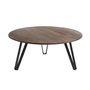 Muubs - Space Table basse Ø 90 cm, chêne fumé