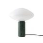 & Tradition - Mist AP17 Lampe de table, blanc mat / marbre vert ( Guatemala verde )