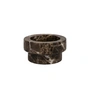 Mette Ditmer - Marble Bougeoir, bas, marron